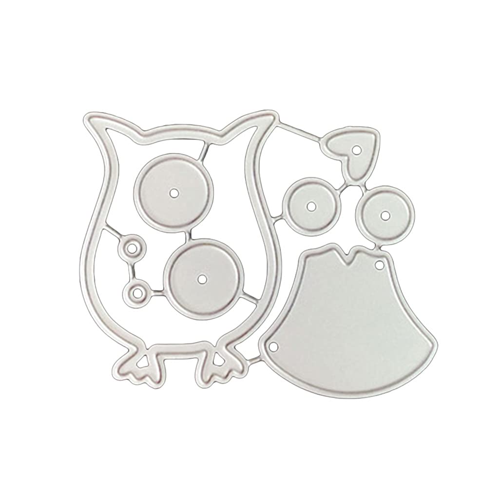 Hredwep Owl Metal Cutting Die for Creative Night Embossing Mould Template Carbon Steel D