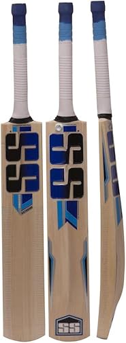 SS Cricket Kasmir Willow Cricket Bat - Funda para bate incluida para hombre, mango corto