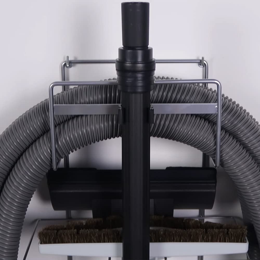 Cestello avvolgitubo e porta accessori per impianto di aspirazione centralizzata