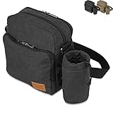 𝐎𝐏𝐓𝐈𝐌𝐀𝐋𝐄 𝐆𝐑𝐎𝐄𝐒𝐒𝐄 𝐔𝐍𝐃 𝐌𝐀𝐗𝐈𝐌𝐀𝐋𝐄𝐑 𝐒𝐂𝐇𝐔𝐓𝐙 - In die Arbeitstasche passen Tablets bis zu 11 Zoll, A5-Bücher und Notizbücher, E-Book Readers und vieles mehr - 𝐋 𝟐𝟒 𝐜𝐦 𝐱 𝐁 𝟐𝟒 𝐜𝐦 𝐱 𝐓 𝟏𝟎 𝐜𝐦. Dank der Polsterung an Seitenwänden, Boden und Flaschenhalter sind Deine Lieblingssachen immer geschützt.