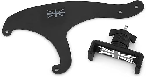 Miniatura 7 de Heinmo para Cooper F54 F55 F56 Smartphone Soporte de taza para teléfono celular con clip giratorio para cuna (para teléfono de 3.5 a 5.5 pulgadas)