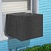 Aozzy Air Conditioner Covers for Window Units Ac Covers for Outside Unit Winter Outdoor Heavy Duty Waterproof Insulation Defender with Adjustable Straps 25.5" W x 17" H x 20.5" D Inches