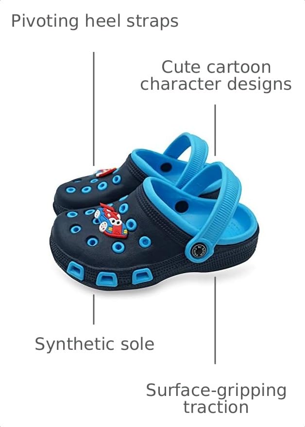 Image of Toddler Little Kids Clogs Slippers Sandals, Non-Slip Girls Boys Clogs Slide Lightweight Garden Shoes Slip-on Beach Pool Shower Slippers