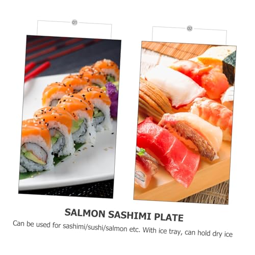 Plato para Sushi de Material Natural Happyyami miniatura 7