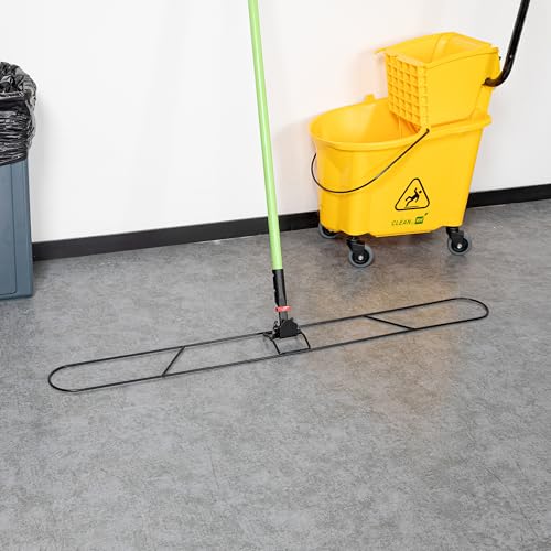 Image of Restaurantware-MOP FRAME ONLY: Clean Tek Professional 48 x 5 Inch Dust Mop Frame, 1 Snap-On Wire - Dust Cleaning Head And Handle Sold Separately, For Home Or Office, Iron Wire