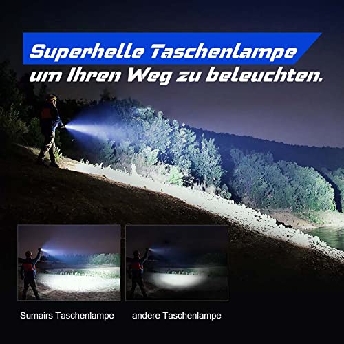 LED Taschenlampe 10.000 Lumen von Sumairs