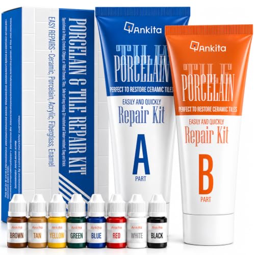 Ankita Tile Repair Kit for Chips & Cracks, Ceramic...