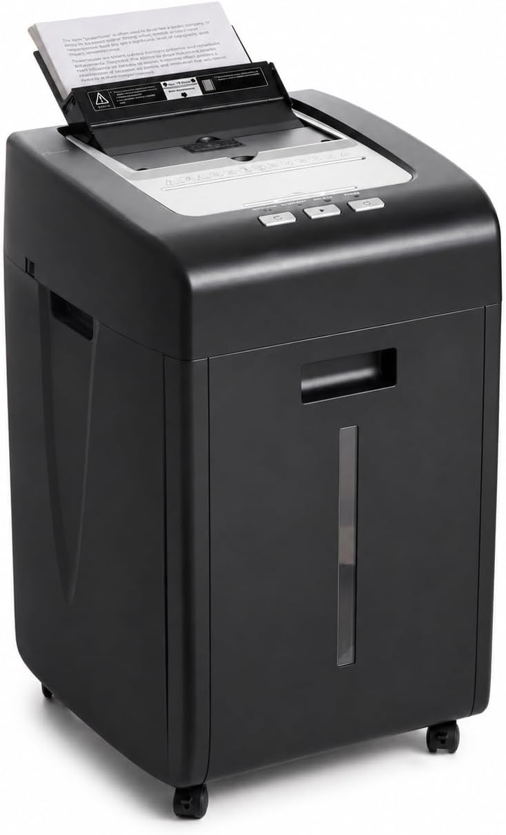 Paper Shredder 200 Sheet Auto Feed...