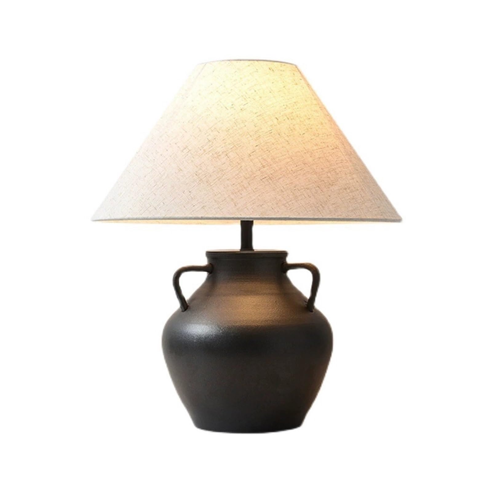 zhangrui1888 Bedside Lamp Ceramic Pot Table Lamp Living Room Bedroom Bedside Decoration Bedroom Lamps