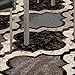 Superior Indoor Area Runner, Jute Backed, Perfect for Hallway, Living/ Dining Room, Bedroom, Office, Kitchen, Entryway, Modern Geometric Trellis Floor Decor, Viking Collection, 2' 7