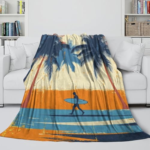 Cadeau pour voyageurs : le plaid microfibre tropical idéal pour campeurs