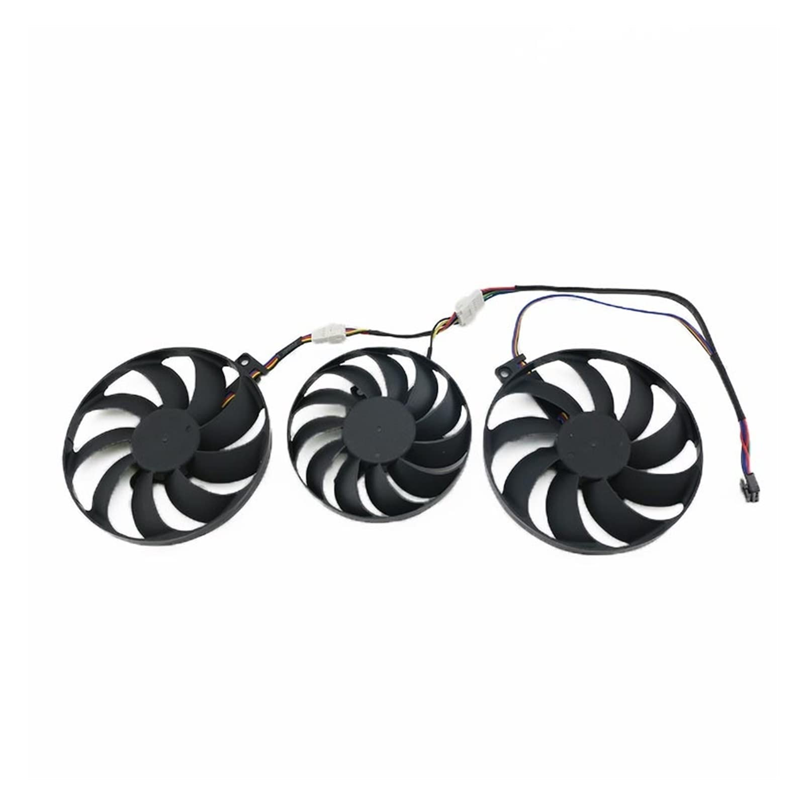 Youngran 3PCS T129215BU FDC10H12D9-C Tarjeta de gráficos Ventilador Compatible con ASUS tuf Gaming X3 Radeon RX 5700 O8G EVO Gaming Leisurely (Blade Color : T129215BU)