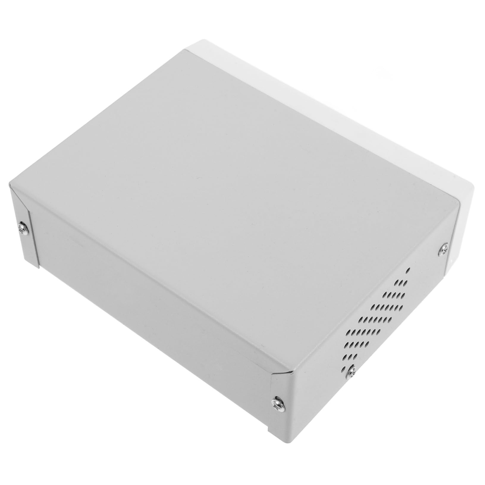 Caja De Conexiones Eléctricas Metálica Gris 50x150x120mm Paneles Frontales y Traseros, Carcasa De Bricolaje Versátil Para Proyectos Electrónicos, Caja Eléctrica Para Uso Industrial, 1 Unidad