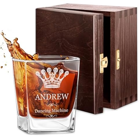 Maverton Personalised Whiskey Glass Tumbler Cover