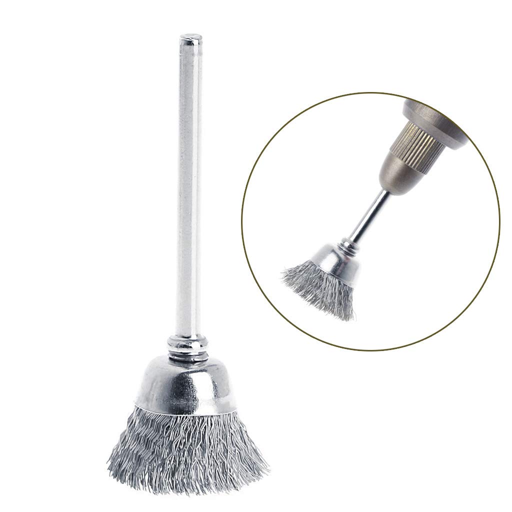 YS0911 9 Steel Brush Wire Wheel Brushes Die Grinder Rotary Electric Tool for Engraver Electric Tools for Woodwork