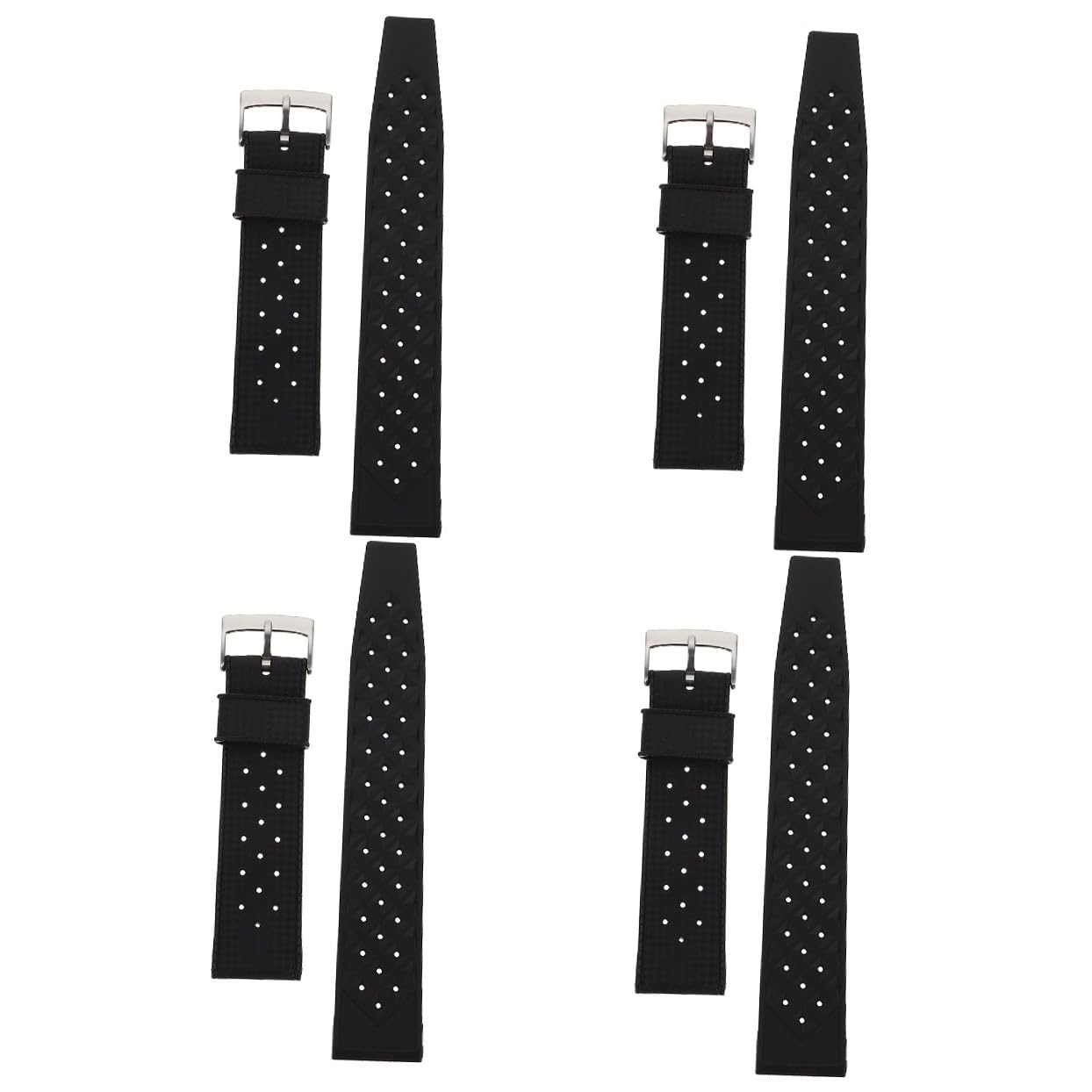 Hemobllo 2 Pièces Bracelet En Silicone Respirant Bracelets En Silicone Bracelet Noir Accessoires D'Été Bande De Smartwatch Accessoires De Smartwatch Bandes De Smartwatch Ceinture De Montre