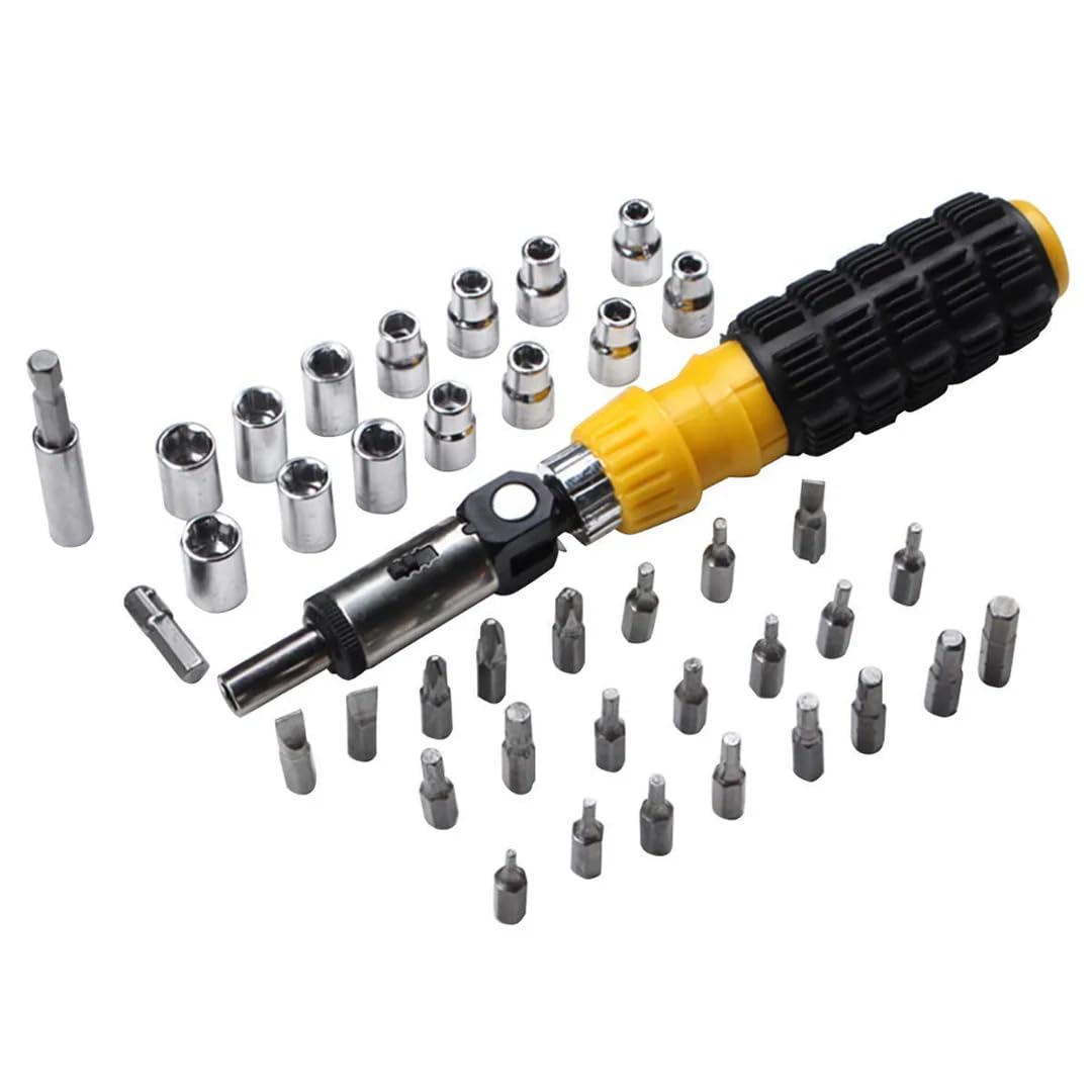 AASHA DISTRIBUTOR 41-in-1 Tool Kit Tool Kit for Home Use Tools Kit Spanner Set Socket Set Wrench Set Tools Set Hand Tools Bike Tool Kit Set Socket Wrench Set Spanner All Size(A_D_1547017) 4