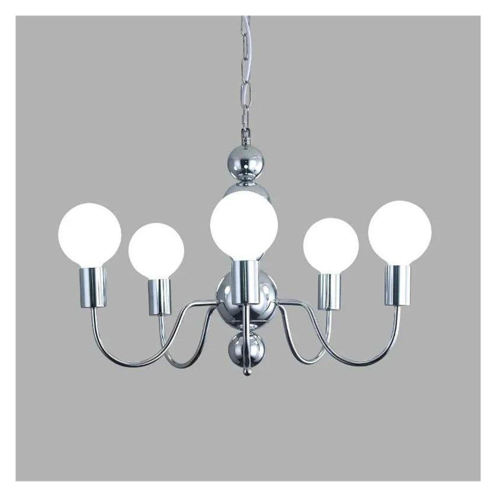 Lampes suspendues chrome haricots magiques au design moderne unique - 6