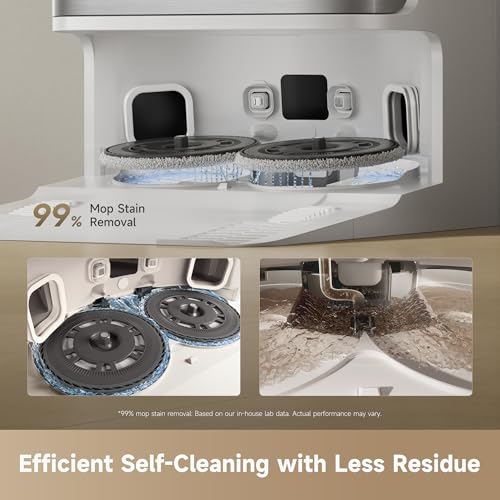 Image of DREAME D30 Ultra Robot Vacuum and Mop, 25,000Pa Powerful Suction, All-in-One Base Station with 100 Days Auto-Empty, MopExtend Tech for Edge Cleaning, Smart Obstacle Avoidance, White