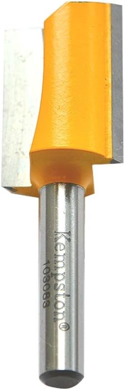 Kempston 103075 Straight Bit,1/4-Inch Shank, 11/16-Inch Cutting Diameter by 1-Inch Cutting Length - Straight Router Bits - 