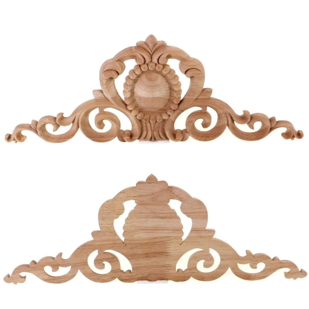 Coin applique en bois sculpté pour personnaliser vos portes et cadres de maison
