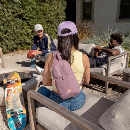 Image of adidas Essentials Sling Bag | Adjustable Strap, Secure Zip Pockets, Wears Crossbody, Phone Strap Pocket, Locks In Essentials, Everyday & Travel Ready