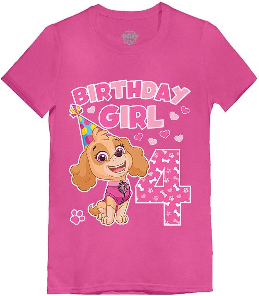 Birthday girl paw patrol shirt Clearance
