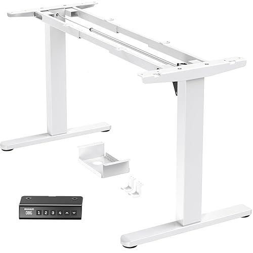 HUANUO Bureau Assis Debout Électrique,Cadre de Bureau Deboutavec Moteur sans