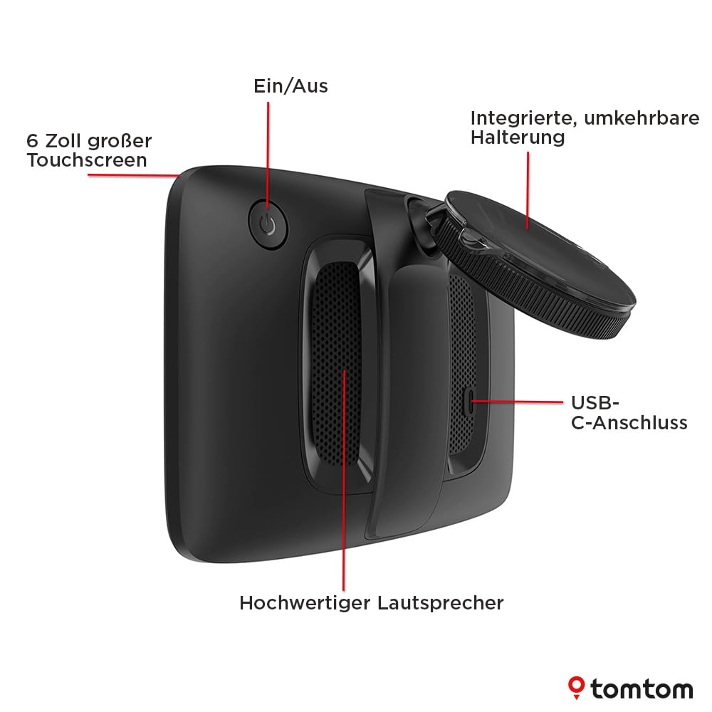 TomTom Camper Navi GO Camper Toureneration (6 Zoll großes Display mit Wohnmobil- und Wohnwagen-POIs – Bild 8