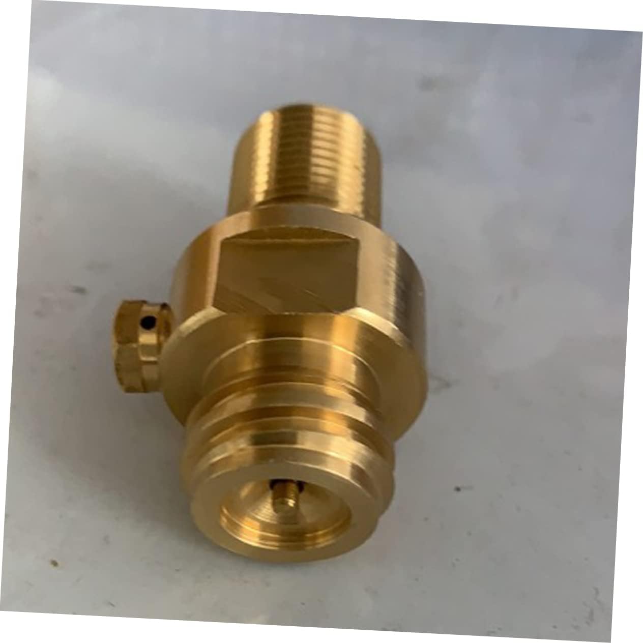 Professional Use Brass Soda Bottle Connector Adapter M18x1.5 Tr21.4 Easy Screw Design Reliable