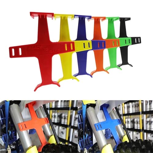 Support de fourche moto finition brillante bloc de protection vert