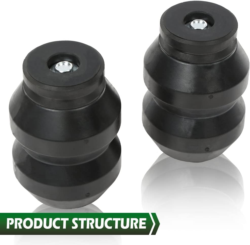 GRAND ORANGE Rear Suspension Helper Spring Kit Compatible with Chevy Silverado 2500 3500 / Compatible with GMC Sierra 2500 3500 2011-2019 T/IGMRCK25D