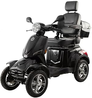 Elektromobil “Vita Care 4000 Li Premium”, 25 km/h, 30Ah, Bis 75 Kilometer Reichweite, Lithium Akku, Seniorenmobil, E-Mobil, Senioren, Seniorenroller Straßenzulassung, Elektrofahrzeug, Schwarz