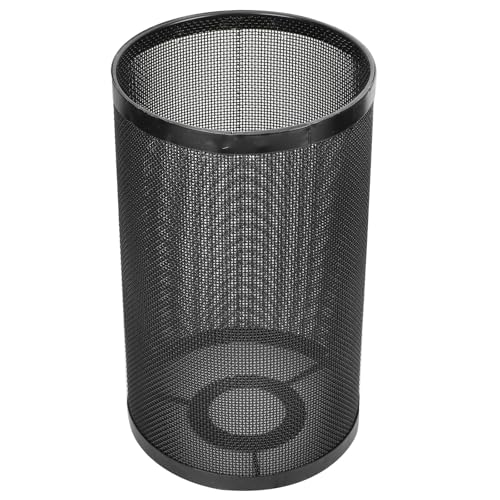 Abat-jour en métal noir avec protection lumineuse diffuse pour éclairage chic