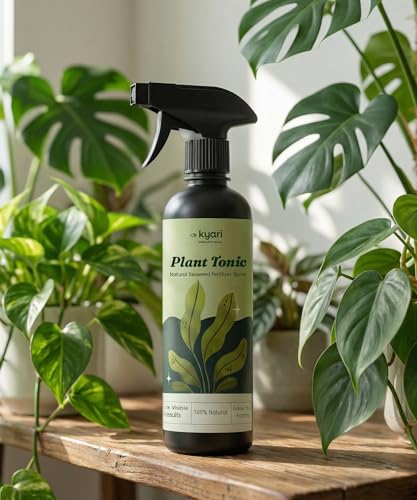 Image of Kyari Plant Tonic 250 ml - Organic Bio-Stimulant & Plant Growth Booster for Indoor & Outdoor Plants - Liquid Plant Food for Home Garden - 100% Natural for Plant Parents
