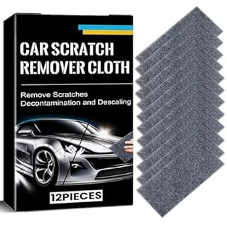 Nano Sparkle Cloth for Car Scratches, 12 Pack Abrasive Polishing Pads for Paint Repair, Grinding and Surface Finishing of Small Scratches & Water Spots (1)