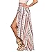 SHFZ Womens Ethnic Print Maxi Skirt Wrapped Beach Bathing Suit Cover up Dress