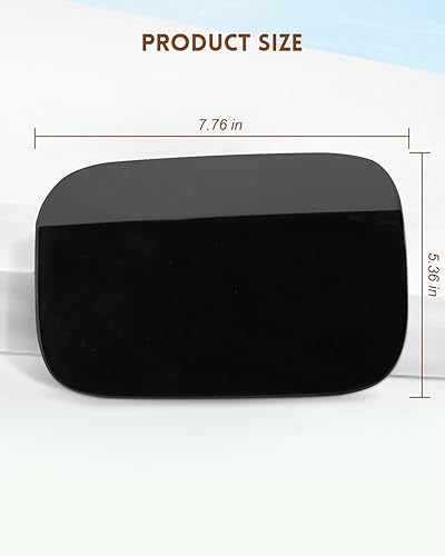 Miniatura 6 de Tapa de tapa para tanque de combustible para Volkswagen Passat 2012, 2013, 2014, 2015, 2016, 2017, 2018, repuesto 561809857, color negro