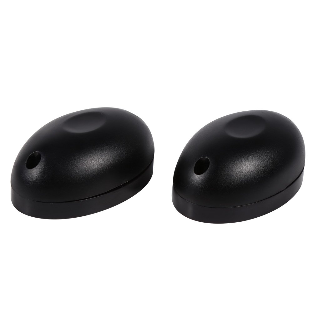 1Pair 20m Single Beam Photoelectric Detector Infrared Sensor, Egg Shaped Photoelectric Infrared Detector, Active IR Sensor Alarm for Home Door Security