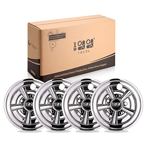 Golf cart Wheel Covers hubcaps SS 8 inch for Golf Cart Yamaha Club CAR EZ-GO Set of 4pcs Silver