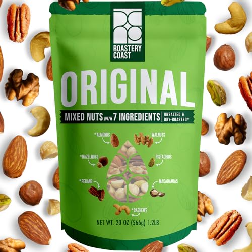 Roastery Coast - Daily Nuts Healthy Mix Bulk | Nuts Snack Mix | Deluxe assorted snack | nut snacks | healthy snacks for adults | dry fruits | nut mix