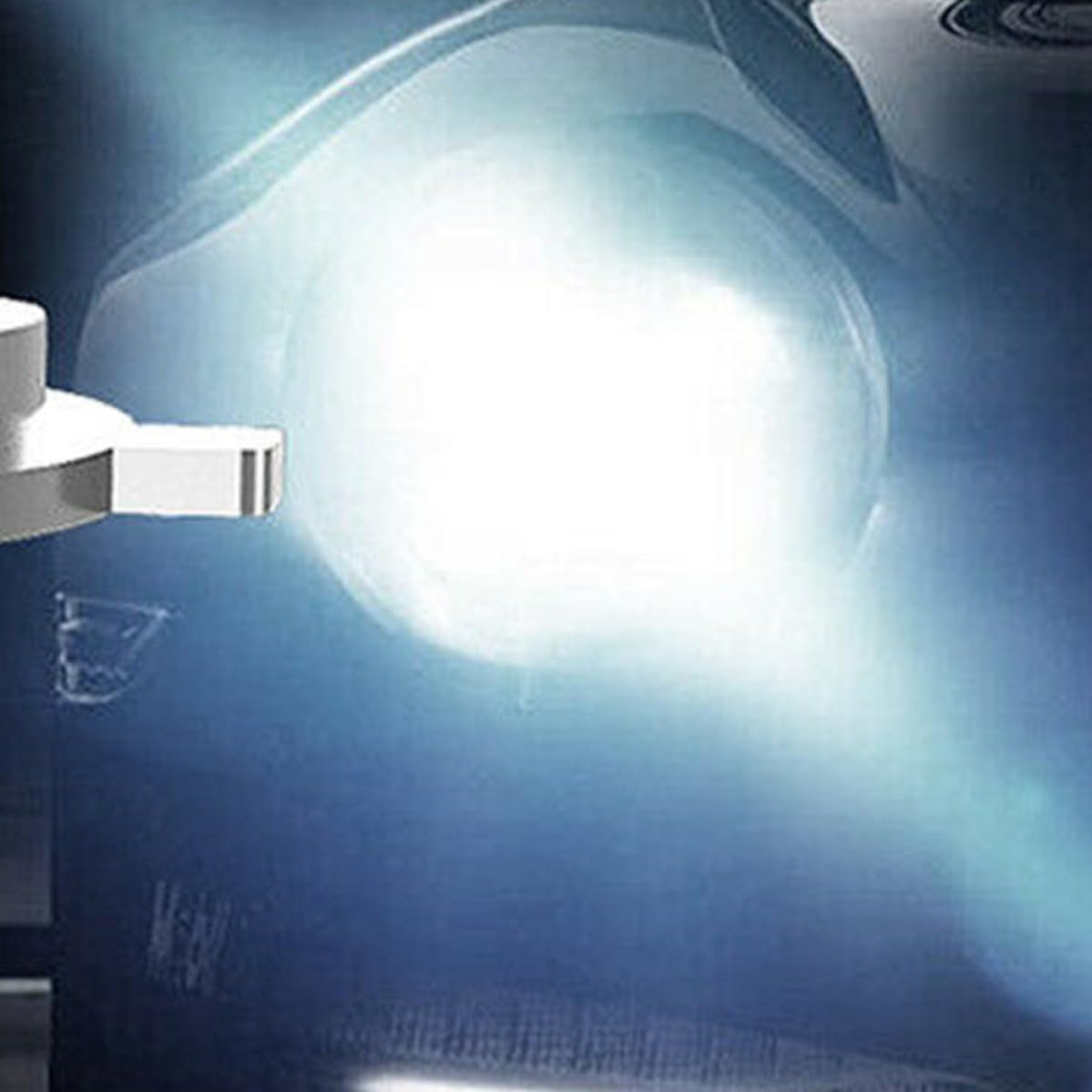2pezzi Lampadine LED per Fari Auto Kit Fari Anabbaglianti e Abbaglianti Luce Bianca Fredda Sostituzione Plug And Play per Visibilità Notturna Condizioni Meteo Avverse
