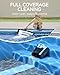 WYBOT M100 Corded Robotic Pool Cleaner with APP, Pool Vacuum Robot with Powerful Suction, Ideal for Above/In-Ground Pools up to 60ft