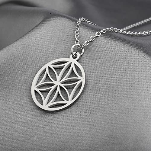 Lywjyb Birdgot Flower Of Aphrodite Necklace Goddess of Love Symbol Necklace for Men Women4