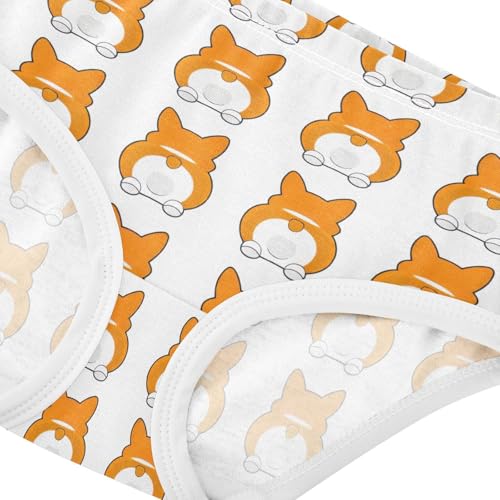 Joisal Cartoon Toddler Underwear Floral 2t Cotton Panties for Girl Cute Cartoon Dogs Kids Undies Briefs4