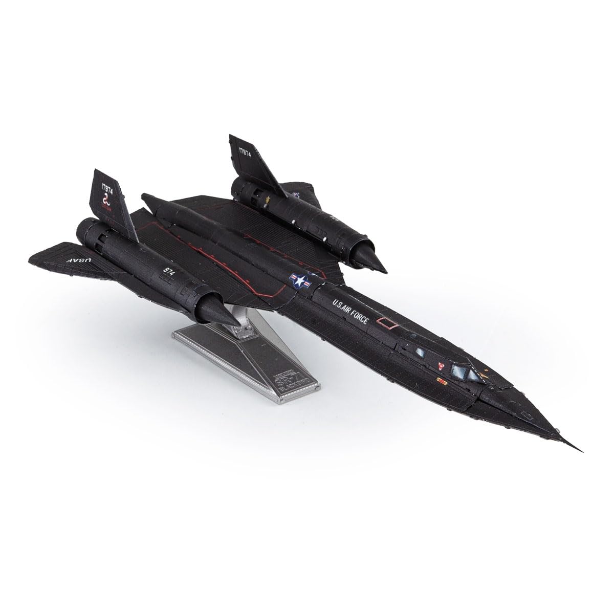 Metal Earth SR-71 Blackbird Color 3D Metal Model Kit Fascinations - Image 5