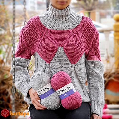 خيوط حياكة K025 ايه كيه-سوفت بوزن 100 g وطول 250 متر من كارتوبو
