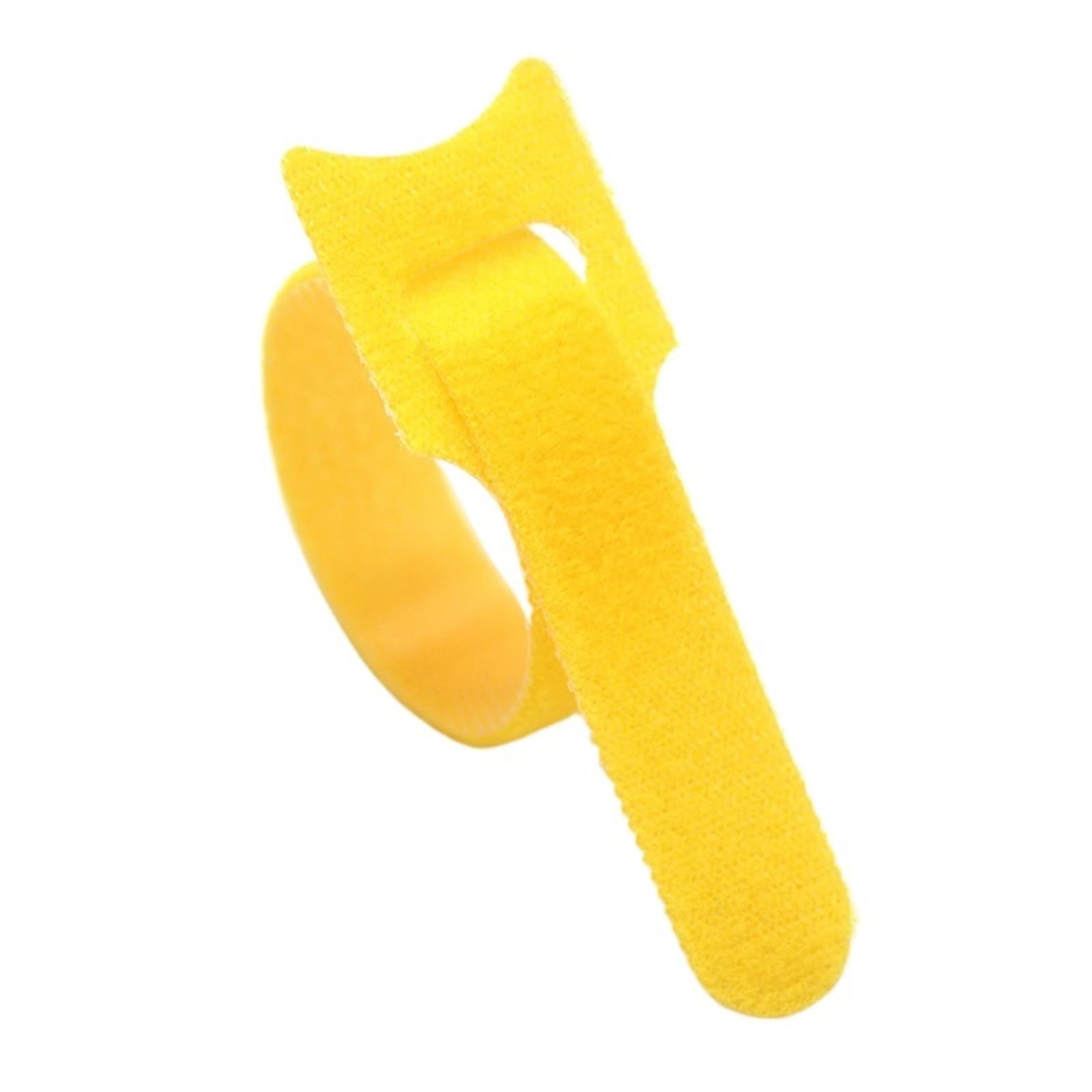 Yangshe Yellow Reusable Fastening Cable Ties Adjustable Cord Organizer Diy Nylon 30-3000Pcs