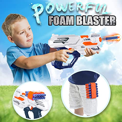 Quanquer Shooting Game Toy Target Boy Gifts 2 Pack Toy Foam Blasters And Zombie Shooting Target For Boys Girls Age 6 7 8 9+ Compatible With Nerf Guns - Ideal Gifts Toys For Kids Indoor Outdoor Game #TOP4