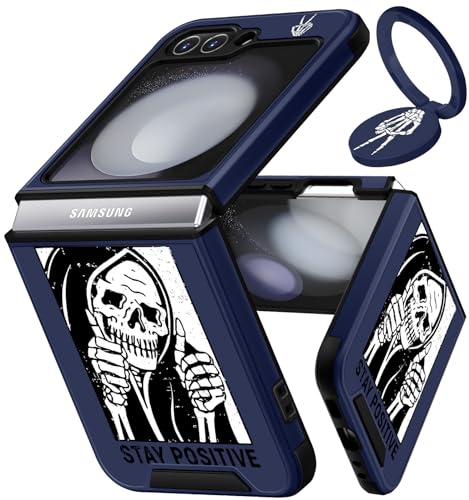 Coque Samsung Galaxy Z Flip 5 gothique cool pour adolescents et fans de rock